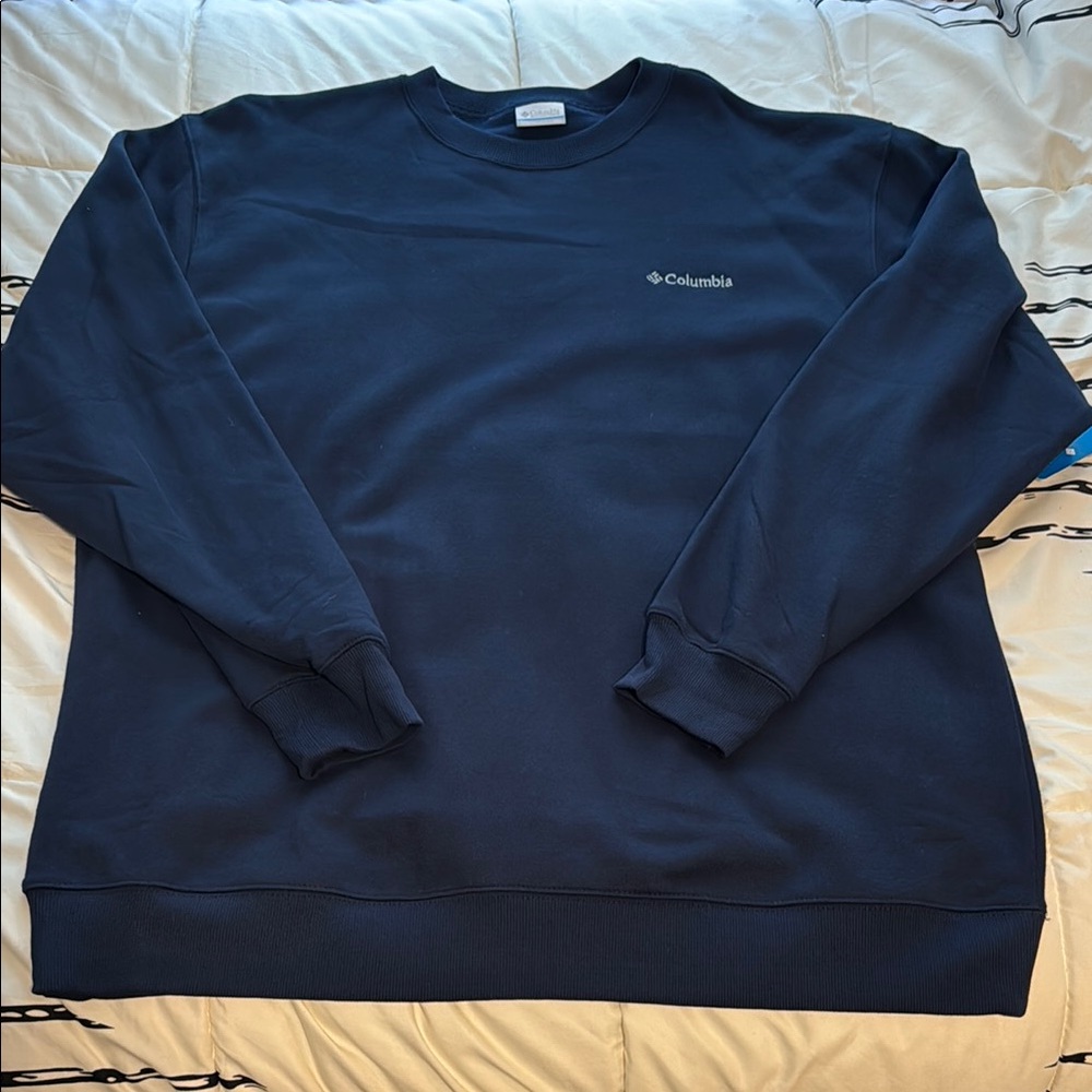 Columbia Men's Deep Blue Crewneck Sweater